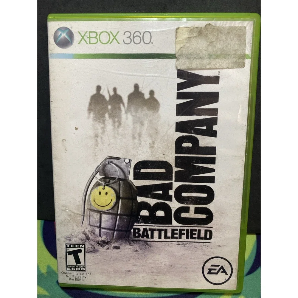 Bad Company Battlefield Microsoft Xbox 360 with Case No Manual